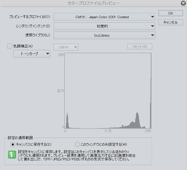 クリスタ 出力設定とcmykカラーについて 和波の創作活動ブログ Xxfiction